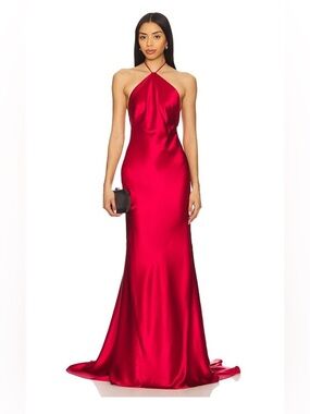 Acler Tarnacre Red Gown
